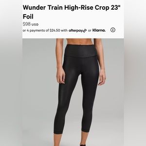 Wunder Train High Rise Foil 23”